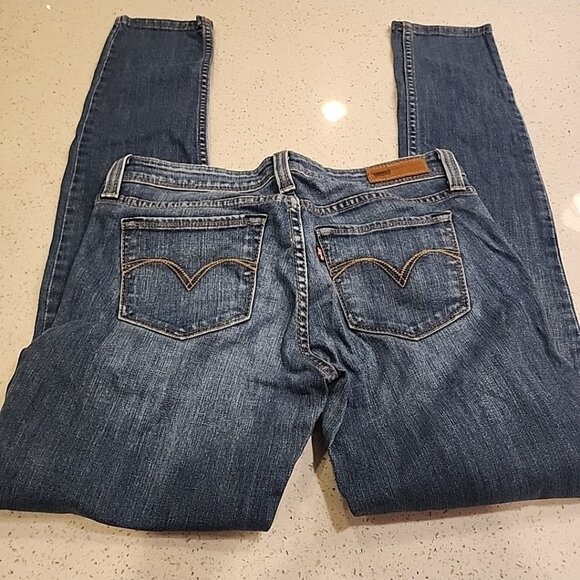 Vintage Levis Low Rise Skinny Jeans Size 7 Y2K 90s - Picture 5 of 6
